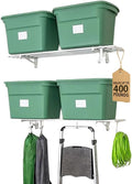 StoreYourBoard 2-Pack Heavy Duty Wall Shelves – Wall-Mounted Garage Storage by StoreYourBoard