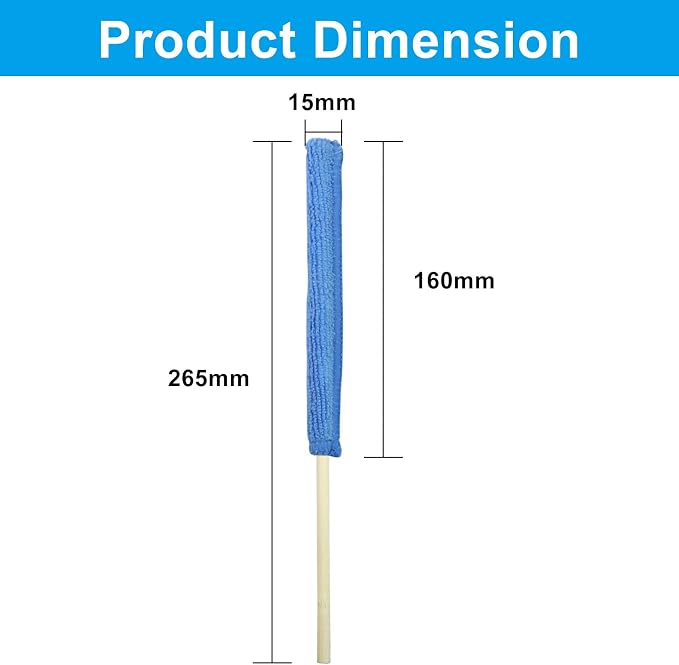 12 Pack Microfiber Detail Duster Sticks, Mini Dusters - Image 3