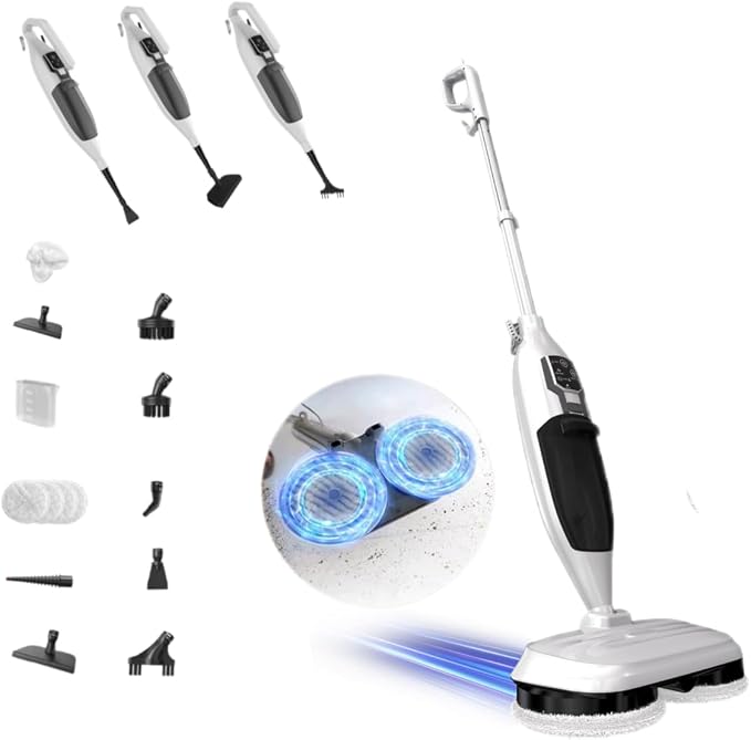 Steam Mop with 13 Accessories, Steam Cleaner by TORDER