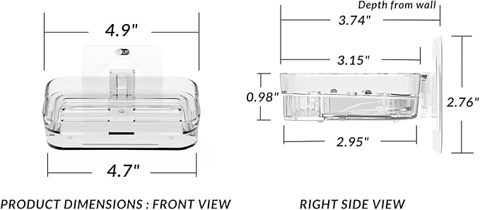 Toro Adhesive Sponge Holder for Kitchen Sink - Image 6