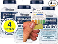 Pack of 4 Steramine Sanitizing Tablets w/ 30x QT-10 Test Strips by FryOilSaver by THEFRYOILSAVERCOMPANY