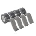 Self Fusing Silicone Tape 4 Rolls 1 in x 10' Grey Waterproof Rescue Tape Rubber by Unknown