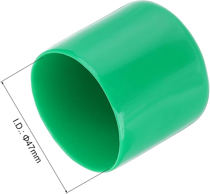 uxcell 20pcs Rubber End Caps 47mm ID Vinyl PVC Round Tube Bolt Cap Cover Screw - Image 3