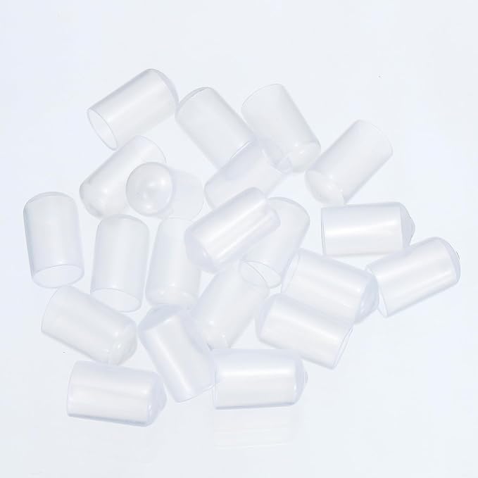 uxcell 20pcs Rubber End Caps 12mm ID Vinyl PVC Round Tube Bolt Cap Cover Screw - Image 4