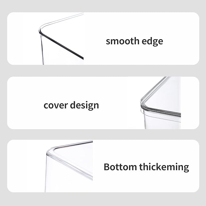 4-Piece Set, Plastic Storage Bin - Image 5