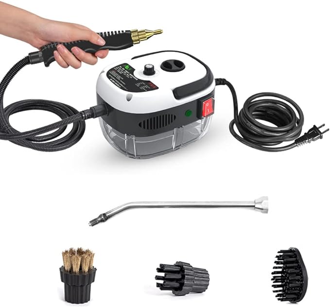 2500W Portable Handheld Steam Cleaner, High Temperature Pressurized Steam by Decdeal