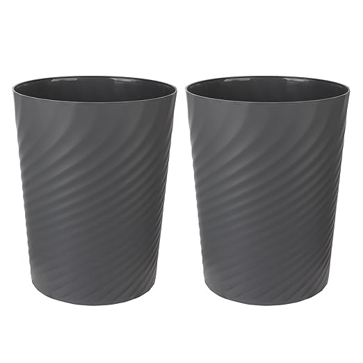 UUJOLY Plastic Small Trash Can Wastebasket, Garbage Container Basket by UUJOLY