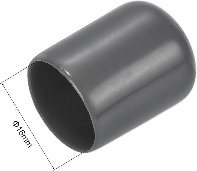 uxcell 20pcs Rubber End Caps 16mm ID Vinyl PVC Round Tube Bolt Cap Cover Screw - Image 3