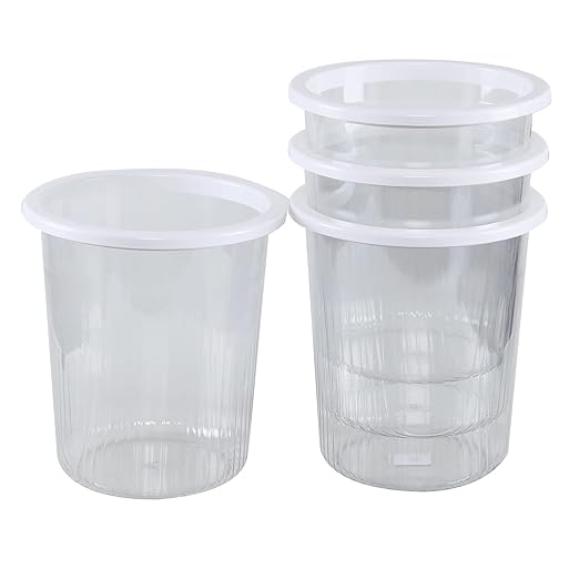 4-Pack Waste Basket Plastic, Small Plastic Garbage Can, 4 Gallon - Image 7