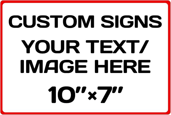 Aluminum Weatherproof Metal Sign by Repaly
