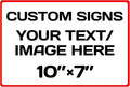 Aluminum Weatherproof Metal Sign by Repaly