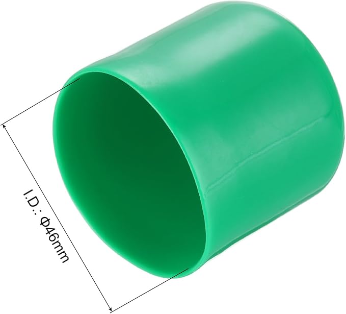 uxcell 20pcs Rubber End Caps 46mm ID Vinyl PVC Round Tube Bolt Cap Cover Screw - Image 3
