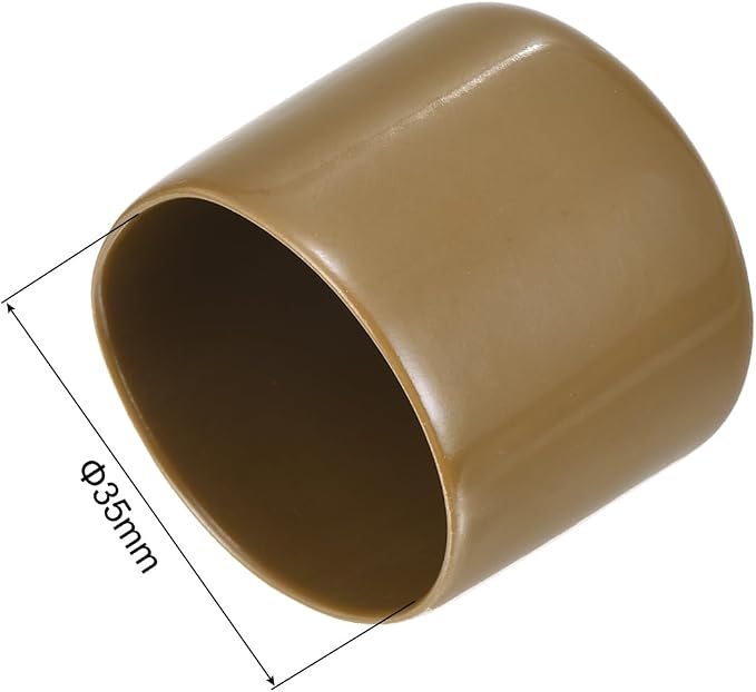 uxcell 20pcs Rubber End Caps 35mm ID Vinyl PVC Round Tube Bolt Cap Cover Screw - Image 3