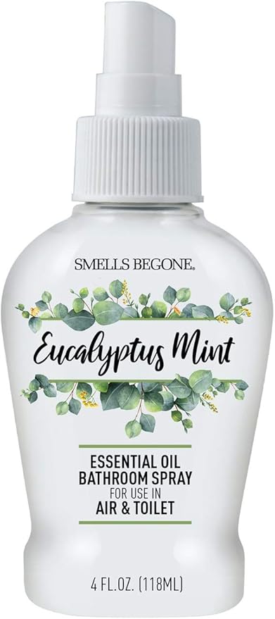 SMELLS BEGONE 4 oz Essential Oil Air Freshener Bathroom Spray by SMELLSBEGONE