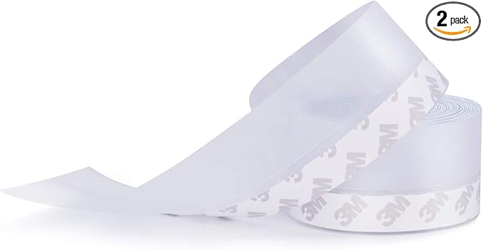 TAROSE Weather Stripping, 33 Feet Weather Seal Strip, Adhesive Silicone Tape by TAROSE