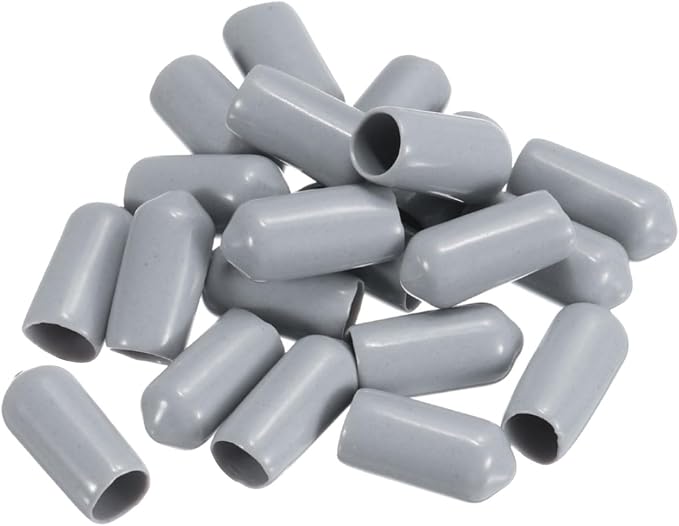 uxcell 20pcs Rubber End Caps 7mm ID Vinyl PVC Round Tube Bolt Cap Cover Screw - Image 4