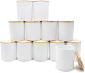 SHOWIN 14 OZ Thick Candle Jars for Making Candles 12 Pcs, 3 Wick Empty Jars by Showin