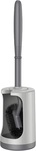 HAMITOR Toilet Bowl Brush Holder Set: Curved Design by HAMITOR