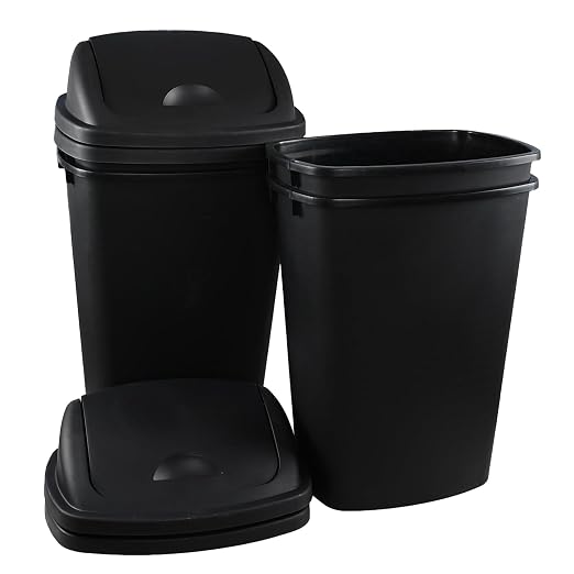 13 Gallon Plastic Trash Can by Julyeen