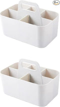 Feadily (2 Pack Plastic Shower Caddy Portable, Portable Basket by Feadily