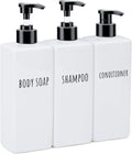 Segbeauty Plastic Soap Dispenser, 500ml Empty Square Pump Press Bottle Shower by Segbeauty