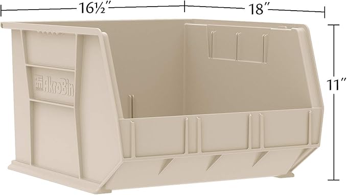 Akro-Mils 30270 AkroBins Plastic Storage Bins, Space-Saving Stackable Bins - Image 3