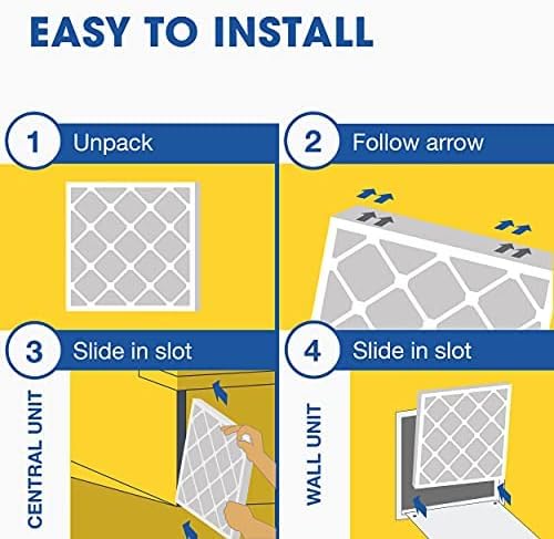 Aerostar 20x30x1 MERV 11 Air Filter, 4 Pack Set of HVAC Furnace Filters - Image 6