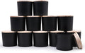 12 OZ Thick Candle Jars for Making Candles 12 Pcs, Empty Jars by Showin