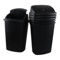 13 Gallon Black Outdoor Garbage Can by Yesdate