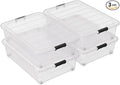 50 Quart Multipurpose Under Bed Storage Container Bins by Uumitty
