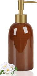 Natheeph 14OZ Ceramic Soap Dispenser Ceramic Soap Pump Dispenser Can Fill Liquid by Natheeph