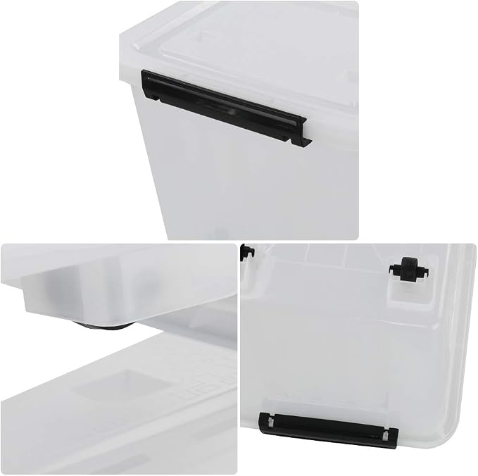 30 L Clear Plastic Storage Box - Image 3