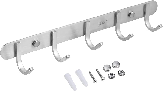 Coat Hook Rack Hanger –Towel Hook Rail - Image 3