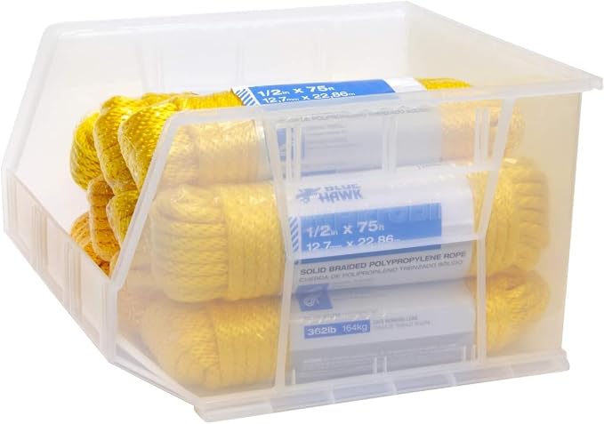 Akro-Mils 30270 AkroBins Plastic Storage Bins, Space-Saving Stackable Bins - Image 8