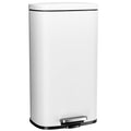 Arlopu13.2 Gallon Step Trash Can, Stainless Steel Garbage Bin, Soft-Close by Arlopu