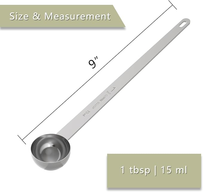 1PCS 1 Tablespoon Coffee Scoop, One tbsp Stainless Steel Scooper - Image 2