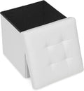 Athena Collection 15" Storage Ottoman Bench Folding Bench by AthenaCollectionFurniture