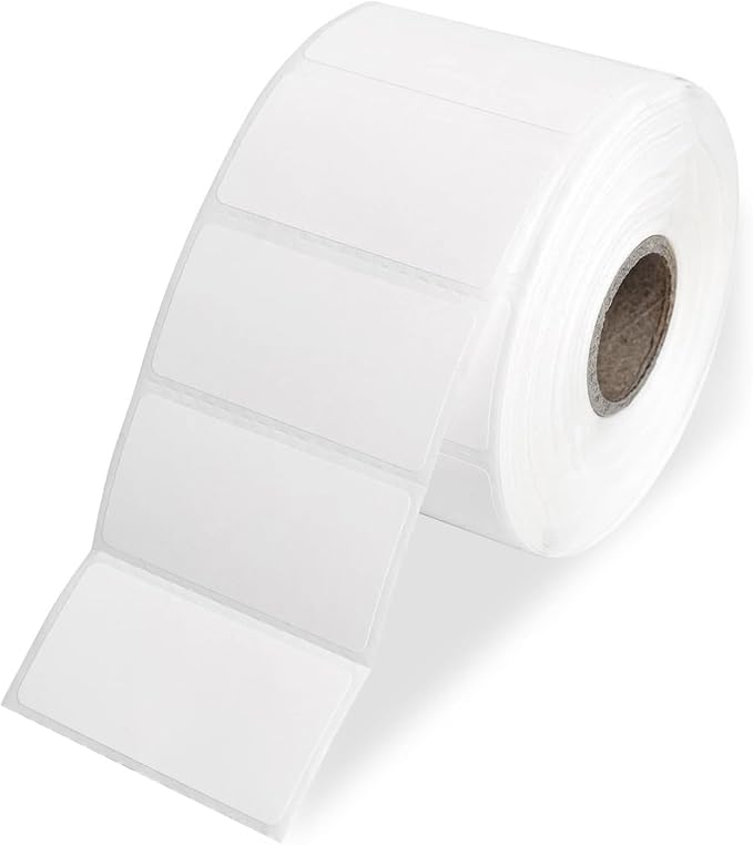 1×2 Inch White Removable Thermal Labels, Waterproof Thermal Label, 800 Sheets by Yeachlaing