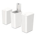N. NETDOT 3 Pack 2.6 Gallon / 10L Bathroom Trash Can by NNETDOT