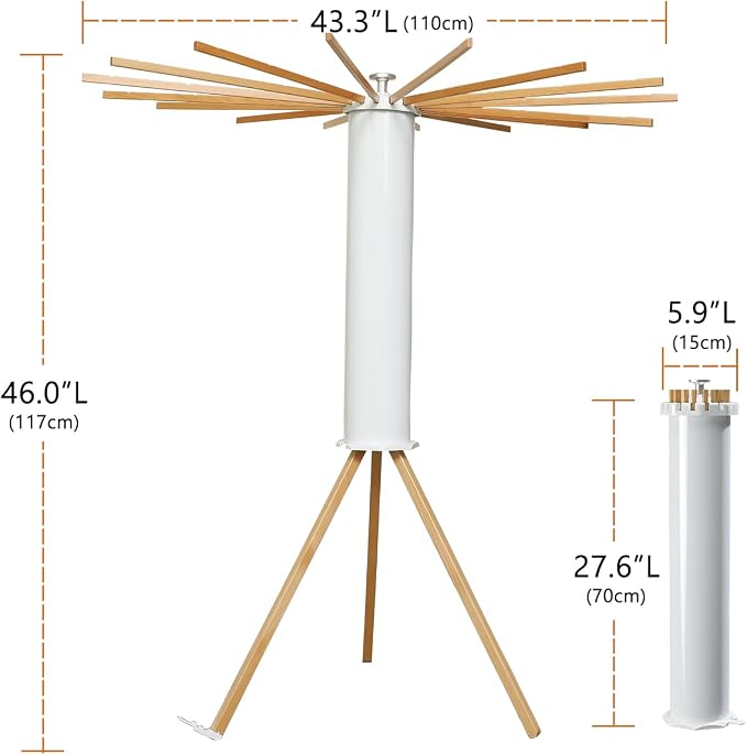 Cylinder Tripod Clothes Drying Rack - Image 6