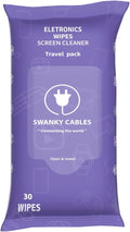 Screen Cleaner Wipes: Electronic Wipes by SWANKYCABLES
