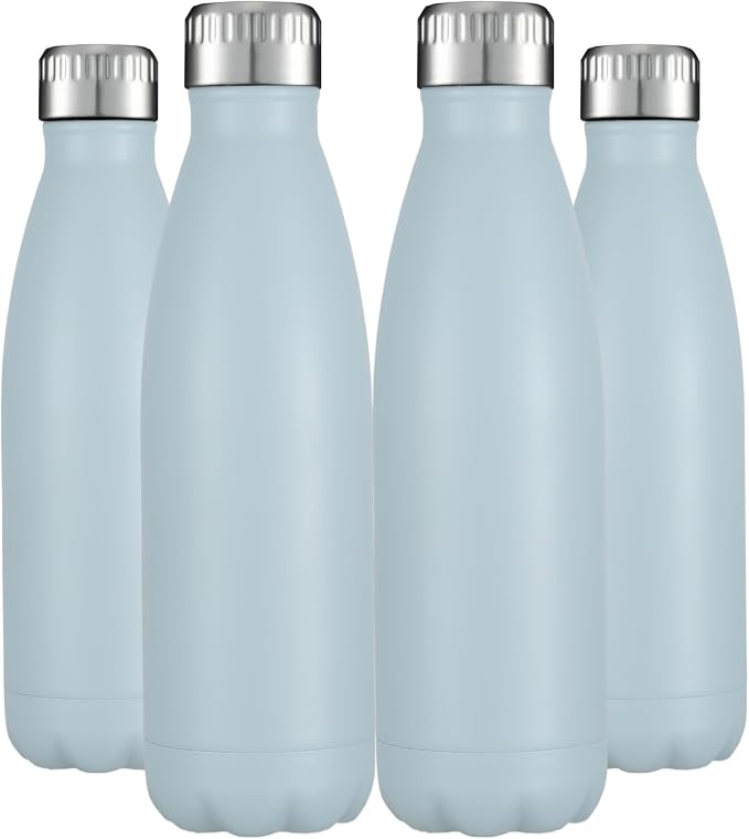 HASLE OUTFITTERS 17oz Stainless Steel Water Bottles Bulk, Vacuum Insulated by HASLEOUTFITTERS