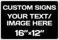 custom signs personalized, Aluminum Weatherproof Metal Sign, hazard sign by Repaly
