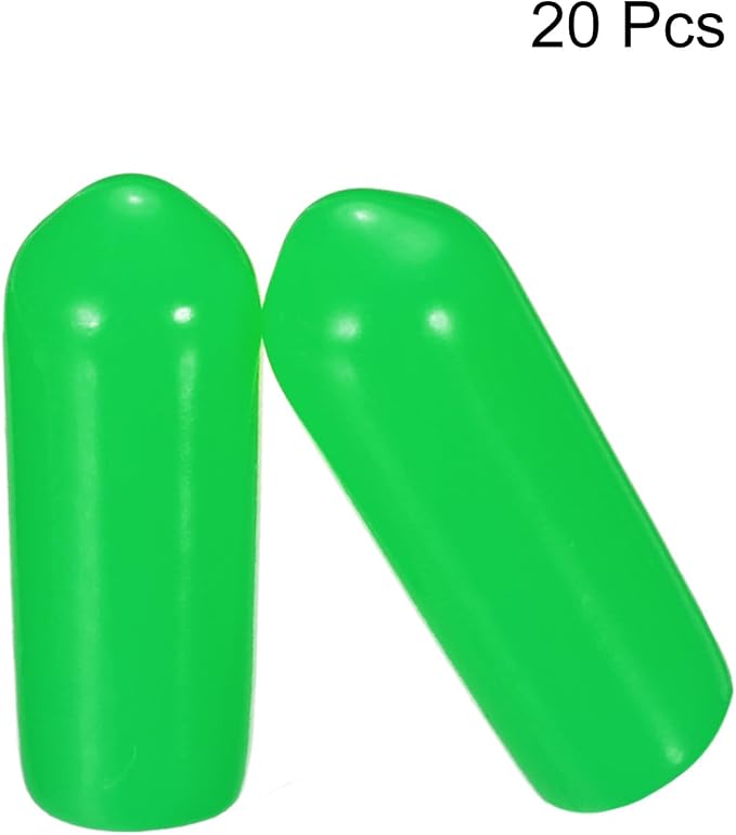 uxcell 20pcs Rubber End Caps 5mm ID Vinyl PVC Round Tube Bolt Cap Cover Screw - Image 2