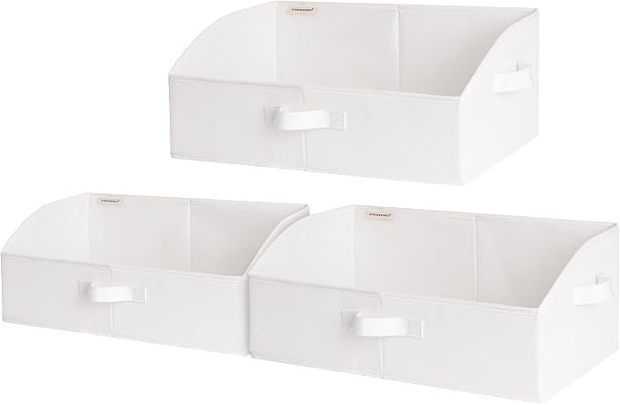 StorageWorks Closet Storage Bins, Trapezoid Organizer Box by StorageWorks