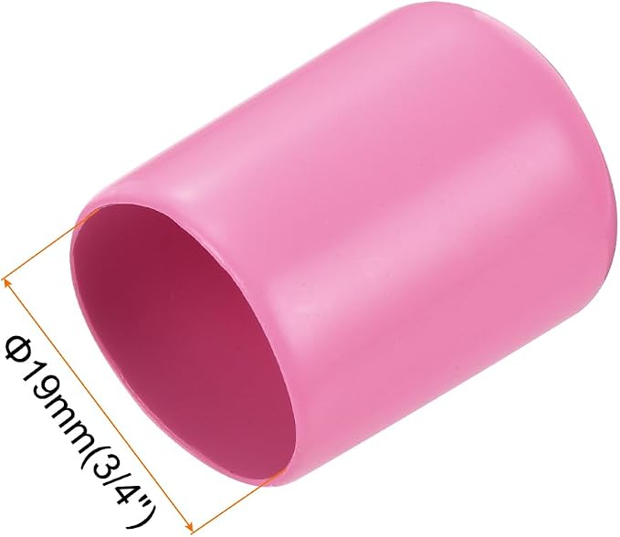 uxcell 20pcs Rubber End Caps 19mm ID Vinyl PVC Round Tube Bolt Cap Cover Screw - Image 3