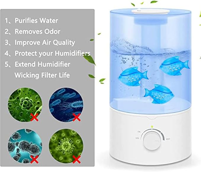 16PCS Universal Humidifier Tank Cleaner, Humidifier Cleaning Fish - Image 5