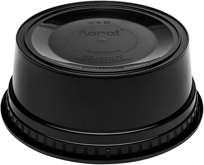 Karat [8oz - 240 ct Black PP Injection Molded Round Deli Containers - Image 9