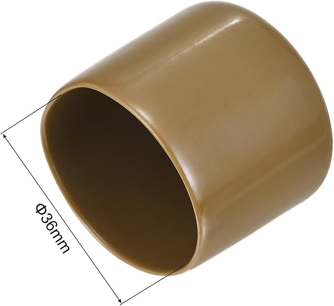 uxcell 20pcs Rubber End Caps 36mm ID Vinyl PVC Round Tube Bolt Cap Cover Screw - Image 3