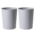 UUJOLY Plastic Small Trash Can Wastebasket, Garbage Container Basket by UUJOLY
